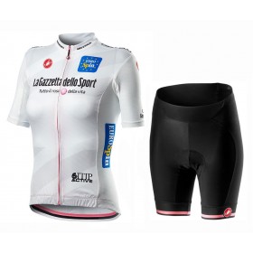 Set Wielershirt + Fietsbroek Kort 2020 Ronde van Italië Dames N001
